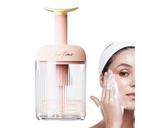 Fabricant de mousse, fabricant de mousse pour lavage du visage, fabricant de mousse de soin de la peau de type poussoir rotatif, outils fins de nettoyage de soins de la peau