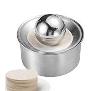 Fabricant de peau de boulette - Machine de presse à pâte de 3,94 pouces, moule d'emballage manuel, outil en acier inoxydable 410 avec forme cohérente | Raviolis Empanada maison c