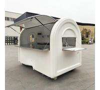 Fabricant de remorques Creative Street Food : BBQ personnalisé, disposition des hamburgers avec garde-corps pour des changements et un entretien faciles du menu
