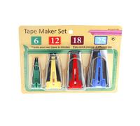 Fabricant De Ruban Polarisé, 4 Tailles, 6mm, 12mm, 18mm, 25mm, Pièces/Ensemble, Outil De Patchwork, Bricolage, Ensemble D'accessoires De Couture