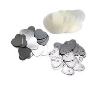 Fabricant d'épingles, Machine à badges en forme de cœur 57x53mm, équipée d'une Machine, d'un coupeur et de 100 jeux de matériaux for badges, en fer blanc for la publicité(Only 100 badges)