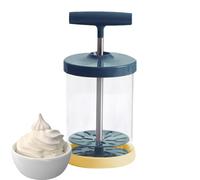 Fabricant manuel de crème, pot - crèmes gourmet, outils de cuisson en acier inoxydable, distributeur ergonomique poignée confortable