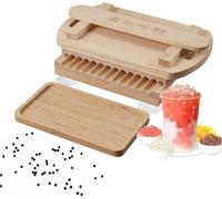 Fabricant manuel de perles de tapioca, outil de fabrication de perles à bulles, renfort de planche et conception ergonomique, diamètre 15 mm-3 g/19 mm-6 g/22 mm-9 g en option.(15mm)