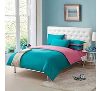 Fabricants gros coton sergé couleur quatre ensembles de coton simples 4 pièces ensemble 1.8m housse de couette draps literie