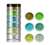 Fabrication d'accessoires de teinture de qualité cosmétique nacrée naturelle en poudre minérale de mica résine époxy, colorant nacré, fournitures de fournitures de pigments
