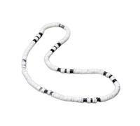 Fabrication de Bijoux Collier de Surfeur bohème Blanc Collier de Mode for Homme en Coquillage Naturel Bijoux Tribaux for Femme Cadeau de Petite Amie for Lui. L'aura Religieuse des minorités Ethniques