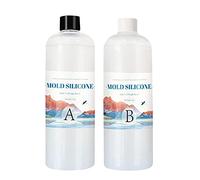 Fabrication De Moules en Silicone Liquide - Kit De Fabrication De Moules en Silicone | Ensemble De Moulage Liquide Translucide en Silicone pour Le Moulage De Résine, Plâtre, Bougie, Argile