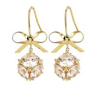 Fabrication Trousse Baguier Nettoyeur Outils Bijoux Earrings And Studs The Bow Shaped Earrings Give Them Playful And Sweet Vibe Showcasing The Ensembles Emboutissage Perceuse (Gold, One Size)