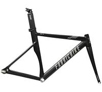 FabricBike Aero - Cadre pour vélo Fixie, Fixed Gear, Single Speed, Cadre en Aluminium et Fourche en Carbone, 5 Couleurs, 3 Tailles, 2,145 g (Taille M) (Matte Black & Graphite, M-54 cm)