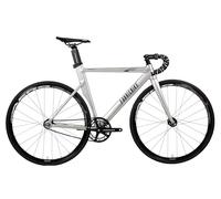 FabricBike Aero - Vélo Fixie, Fixed Gear, Single Speed, Cadre Aluminium et Fourche Carbone, Roues 28", 3 Tailles, 5 Couleurs, 7,95 kg (Taille M) (Grey & Black, M-54cm)