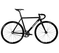 FabricBike Light Pro - Vélo Fixie, Fixed Gear, Single Speed, Cadre et Fourche Aluminium, Roues 28", 3 Tailles, 4 Couleurs, 8,45 kg (Taille M) (Light Pro Matte Black, M-54cm)