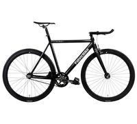FabricBike Light - Vélo Fixie, Fixed Gear, Single Speed, Cadre et Fourche Aluminium, Roues 28", 3 Tailles, 6 Couleurs, 9,45 kg (Taille M) (L-58cm, Light Glossy Black)