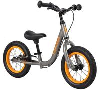FabricBike Mini 12" - Vélo d'équilibre, pour Enfants de 18 Mois à 4 Ans, Vélo sans pédales, Selle et Guidon réglables (Mini Pro Graphite & Orange)