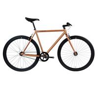 FabricBike Original - Vélo Fixie Single Speed, 28 Pouces, Fixed Gear, Single Speed, Cadre Hi-Ten Acier, 10,45 kg (Talla M). (Cooper, M-53cm)