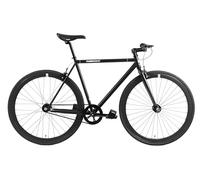 FabricBike Original - Vélo Fixie Single Speed, 28 Pouces, Fixed Gear, Single Speed, Cadre Hi-Ten Acier, 10,45 kg (Talla M). (Fully Matte Black, L-58cm)