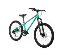 FabricBike Terra - VTT en Aluminium 24" pour Les Enfants de 8, 9, 10 et 11 Ans, Frein à Disque, 7 Vitesses, Suspension Avant (Teal Green)