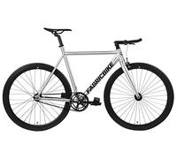 FabricBike Vélo Fixe, Fixe, Vitesse Unique, Cadre et Fourche en Aluminium, Roues de 28", 4 Couleurs, 3 Tailles, Environ 9,45 kg (Poli léger, S 50 cm)