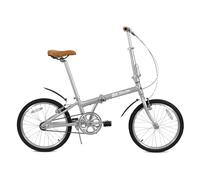 FabricBike Vélo Pliant, Cadre en Alliage, Mono-Vitesse, 3 Couleurs (Space Grey W/Mudguard)