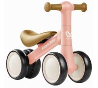 FabricBike Walker - Draisienne Bebe 10 Mois, Vélo d'équilibre sans pédale pour Les Enfants de 10 Mois et Plus, vélos pour bébés de 10 à 24 Mois, Vélo bébé à 4 Roues. (Sweet Pink)