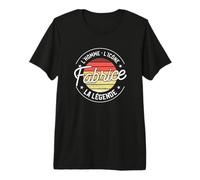 Fabrice l'homme L'Icône La Légende T-Shirt Haut de Gamme
