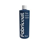 Fabricoat Peinture pour tissu - Restaure ou change la couleur de n'importe quel tissu - Peignez directement sur le tissu - Transforme tout - canapés, abat-jours, intérieurs de voiture (125 ml, bleu)
