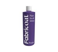 Fabricoat Peinture pour tissu - Restaure ou change la couleur de n'importe quel tissu - Peignez directement sur le tissu - Transforme tout - canapés, abat-jours, intérieurs de voiture (125 ml, violet)