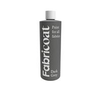Fabricoat Peinture pour tissu - Restaure ou modifie la couleur de n'importe quel tissu - Peignez directement sur le tissu - Transforme tout - canapés, abat-jours, intérieurs de voiture (125 ml, gris
