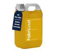 Fabricoat Peinture Textile Restaure ou Change la Couleur des Tissus - S’applique Directement sur le Tissu - Transformez Tout : Canapés, Abat-jour, Intérieurs de Voiture (2.5 L, Jaune moutarde)