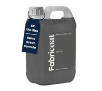 Fabricoat Peinture Textile Restaure ou Change la Couleur des Tissus - S’applique Directement sur le Tissu - Transformez Tout : Canapés, Abat-jour, Intérieurs de Voiture (2.5L, Gris foncé)