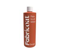Fabricoat Peinture Textile Restaure ou Change la Couleur des Tissus - S’applique Directement sur le Tissu - Transformez Tout : Canapés, Abat-jour, Intérieurs de Voiture (125 ml, Orange)