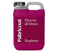 Fabricoat Peinture Textile Restaure ou Change la Couleur des Tissus - S’applique Directement sur le Tissu - Transformez Tout : Canapés, Abat-jour, Intérieurs de Voiture (2.5 L, Framboise)