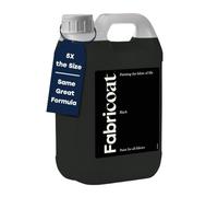 Fabricoat Peinture Textile - Restaurez ou Changez la Couleur de Tous les Textiles - Peignez Directement sur le Tissu - Transformez Tous les Tissus : Canapés, Abat-jour (Noir, 2500 ml)