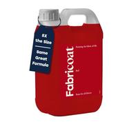 Fabricoat Peinture Textile - Restaurez ou Changez la Couleur de Tous les Textiles - Peignez Directement sur le Tissu - Transformez Tous les Tissus : Canapés, Abat-jour (Rouge, 2500 ml)