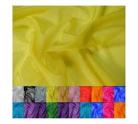Fabrics-City jaune tissu maille extensible à paillettes, filet perforé, tulle fin pour costumes, mode, décoration, couture lingerie, vêtements élégants et accessoires, 5283