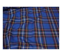 Fabrics-City Tissu écossais Tartan d'origine Bleu Royal, 2561