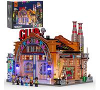 Fabrikhaus-Der-Musik Bloc De Construction D'Éclairage Pour Maison, City Street Fusion Modular Building & Décoration Aesthetic, 2654 Pièces, Cadeau Jouet Pour Les Amateurs De Musique Et Les