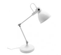 Fabrilamp 162171001 Igor 1xe14 Lampe De Bureau Blanche 50x15x35 Cm Articulée