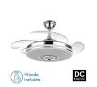 Fabrilamp 165791420 ventilateur Chrome, Blanc