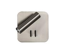 Fabrilamp 171462c03 Applique 2+6w 4000k Manet Carré Nickel 130lm Double Sur 14x14x12 Cm