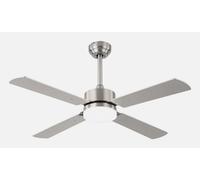 Fabrilamp 173591403 ventilateur Hêtre, Nickel, Argent