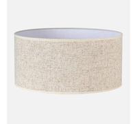 FABRILAMP - Abat-jour Cylindre Happy M10 Lin Beige 60dx60dx30h - FAB 176336015