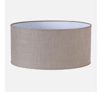 Abat-jour Cylindre Happy M10 Lin Gris 60dx60dx30h