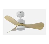 Fabrilamp 207791368 ventilateur Hêtre, Blanc