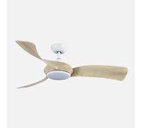Fabrilamp 208291368 ventilateur Hêtre, Blanc
