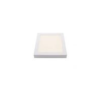 FABRILAMP Downlight surface tuf 12w 4000k Blanc Carré 1080Lm 3.5x17x17 Cm