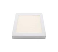 FABRILAMP Downlight surface tuf 24w 4000k Blanc Carré 2040lm 3.5x30x30 Cm
