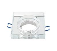 FABRILAMP - FAB 14338CG49 | Encastré Cristal Solna 1xgu10 CarréÉpaisseur 2cm Transparent A/Douille 2x9x9 Cm Coupe 6 Cm - FAB 14338CG49