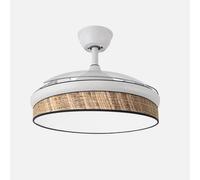Fabrilamp Moda Noir, Transparent, Blanc, Bois