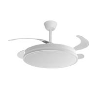 FABRILAMP Ventilateur DC Guerrero 44 W blanc 4asp 107d 4900lm 3500-4000-6500k télécommande et minuterie Ecoiluminaled