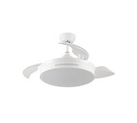 FABRILAMP Ventilateur DC MICENAS L Blanc LED avec mémoire de Couleur